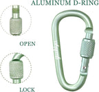 YUCHIYA 8 Pack D-Shape Carabiner Clasp - Image 2