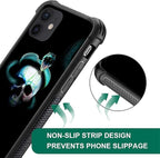 for iPhone 12 Mini Case, Skeleton Winding Snake Pattern Graphic Design Girl Boy - Image 5