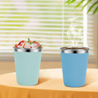 Kids Cups with Straws and Lids Leak Proof, 12oz Sippy Cups - Image 5