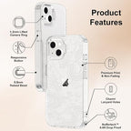 MOSNOVO for iPhone 13/14 Case | Military Grade 6.6ft Drop Tested | Clear - Image 7