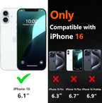 for iPhone 16 Case Heavy Duty Protection Phone Case Cover - Image 2