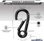 AUTMATCH Carabiner Clips, 4 Pack - Image 4