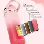 Fijinhom 24oz Insulated Stainless Steel Water Bottle, Wide Mouth Double Wall - Image 4