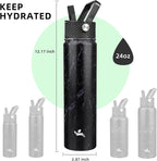 Konokyo Insulated Water Bottle 24oz Stainless Steel Sport Bottles - Image 5