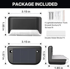 BKBB PPBB Solar Deck Lights Outdoor, Waterproof LED Solar Lights - Image 7