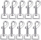 Swivel Snap Hooks, Lucky Goddness 10pcs Metal Heavy Duty Square Eye Clasp by LuckyGoddness