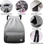 Waterproof Drawstring Bag, Gym Bag Sackpack Sports Beach Backpack - Image 3