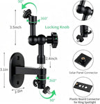 2-in-1 Wall Mount for Ring Solar Panel, Ring Stick Up Cam Battery, Spotlight - Image 3