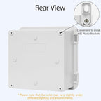 ABS Plastic Dustproof Waterproof IP65 Junction Box Hinged Shell Universal - Image 6