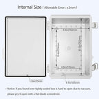 LeMotech Electrical Box, IP67 Waterproof Hinged Cover Stainless Steel Latch - Image 5