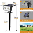 btfarm Solar Spot Lights Outdoor Waterproof, 3 Modes Motion Sensor Lights - Image 6