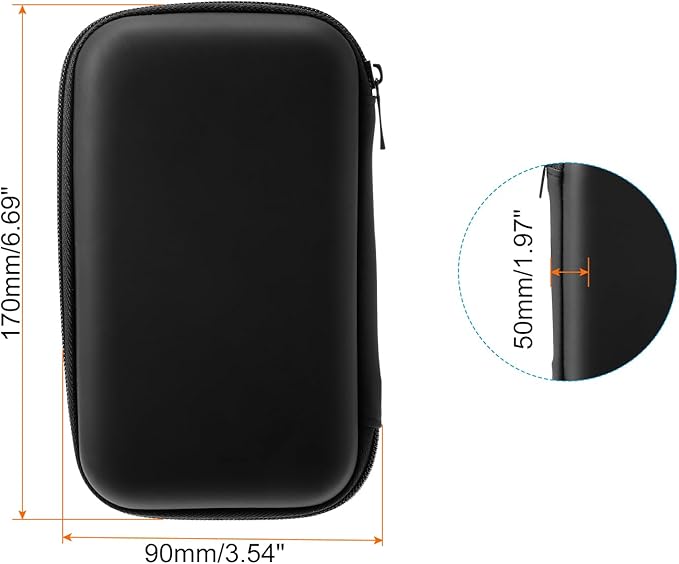 PATIKIL 6.69x3.54 Electronic Organizer Case, Charger Cord - Image 2