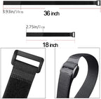 Reusable Fastening Straps Straps, 16 Pack inch Hook And Loop Straps, Cable - Image 2