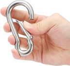 sprookber Stainless Steel Spring Snap Hook Carabiner - Image 4