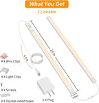 14" Slim USB Plug-in LED Motion Sensor Light Indoor, Bright & Dimmable Under - Image 5