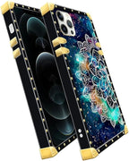 Compatible with iPhone 11 Pro Max Case, Starry Sky Colourful Mandala Luxury - Image 3