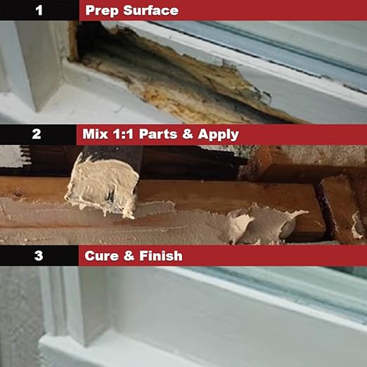 PC Products PC-Woody Wood Repair Epoxy Paste Two-Part 10 gal in Two Pails Tan - Image 3