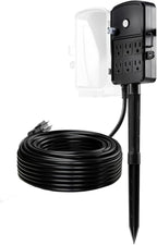 VEVOR Outdoor Power Stake Waterproof, 100 FT Extension Cord, Outdoor Power Strip - Image 9