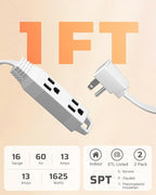 DEWENWILS 3 Outlet Extension Cord - Image 2