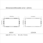 LeMotech Project Box 10 Pieces ABS Plastic Electrical Project Case Small - Image 7