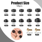 58 Pack Faucet Washer Assortment Kit - Image 5