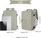 coowoz Travel Laptop Backpack For Women Men Airline Approved, Carry On Backpack - Image 3