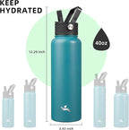 Konokyo 40oz Insulated Water Bottle Stainless Steel Sport Bottles - Image 5