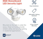 Lithonia Lighting HomeGuard 2-Light LED Outdoor Flood Lights, Motion Sensor - Image 4