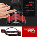 BORUIT B21 Headlamp Rechargeable, LED Super Bright Head Lights - Image 5