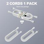 EP 2 Pack 15 Ft Outdoor Extension Cord - Image 3