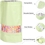 4.7"x7.8" 120pcs Mylar Bags for Food Storage, Smell Proof Bag - Image 3