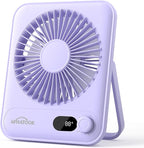 WHATOOK Small Desk Fan Personal Fans: 5000mah 25 Hours Battery Office Quiet by FashionCaring-MakeitYours