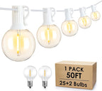 Mlambert 50Ft Outdoor String Lights, G40 Globe Patio Lights by Mlambert
