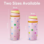 Fijinhom 24 oz Insulated Water Bottle, Stainless Steel Sports Water Bottle - Image 4