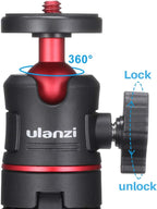 ULANZI MT-08 Extension Pole Tripod, Mini Selfie Stick Stand Handle Grip - Image 4