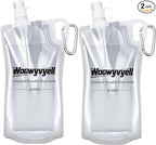 2-Pack 33oz Collapsible Water Bottles by Unknown