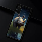 for Samsung Galaxy S20 Case, Rhino Water Marshes Pattern Graphic Design Girl - Image 2