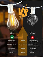 DAMAING Outdoor String Lights 75FT Waterproof Patio Lights - Image 5