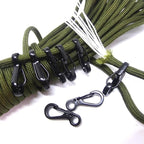 Mini Carabiner Clips with Metal Spring Wiregate Hook and Little Eye Hole - Image 7