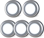 STAR-SPANGLED 5 Pack 2.8” Push Tap Lights, Stick on Touch Puck Lights AAA - Image 8