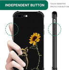 Case for iPhone 7 Plus/8 Plus, Soft Silicone Hard Acrylic Protection, Sunshine - Image 6