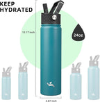 Konokyo Insulated Water Bottle 24oz Stainless Steel Sport Bottles - Image 5