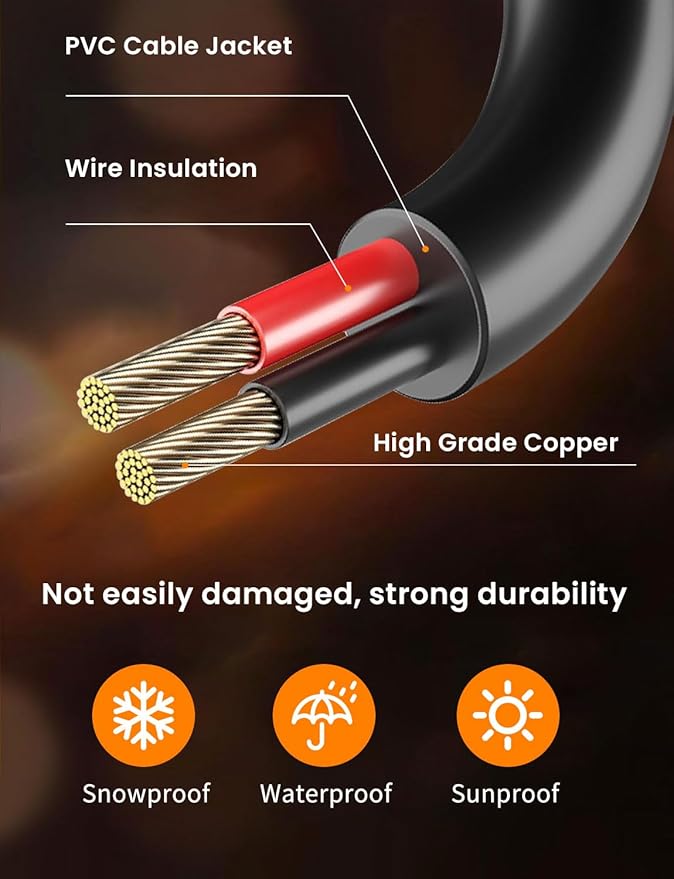 LED Outdoor String Lights 200ft ST38 Waterproof Patio Lights - Image 8