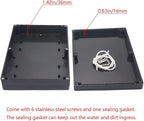 Project Box ABS Black Electrical Boxes IP65 Outdoor Waterproof Box Electronic - Image 5
