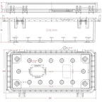 Electrical Waterproof Custom Junction Box, Outdoor Hinged Clear Cover Stainless - Image 2
