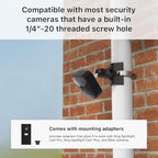 Holicfun No-Drill Outdoor Security Camera Pole Mount, Universally Compatible - Image 5