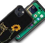 for iPhone 14 Plus Case, Pig Sunflower Yellow Sunshine Pattern Made of Soft - Image 2