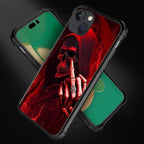 for iPhone 13 Case, Gestures Funny Skull Pattern Graphic Design Girl Boy Soft - Image 5