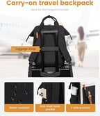 LOVEVOOK Laptop Backpack For Women, Teacher Work Computer Backpack - Image 5