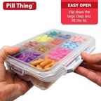 8 and12 Compartment Large Pill Cases - Image 4